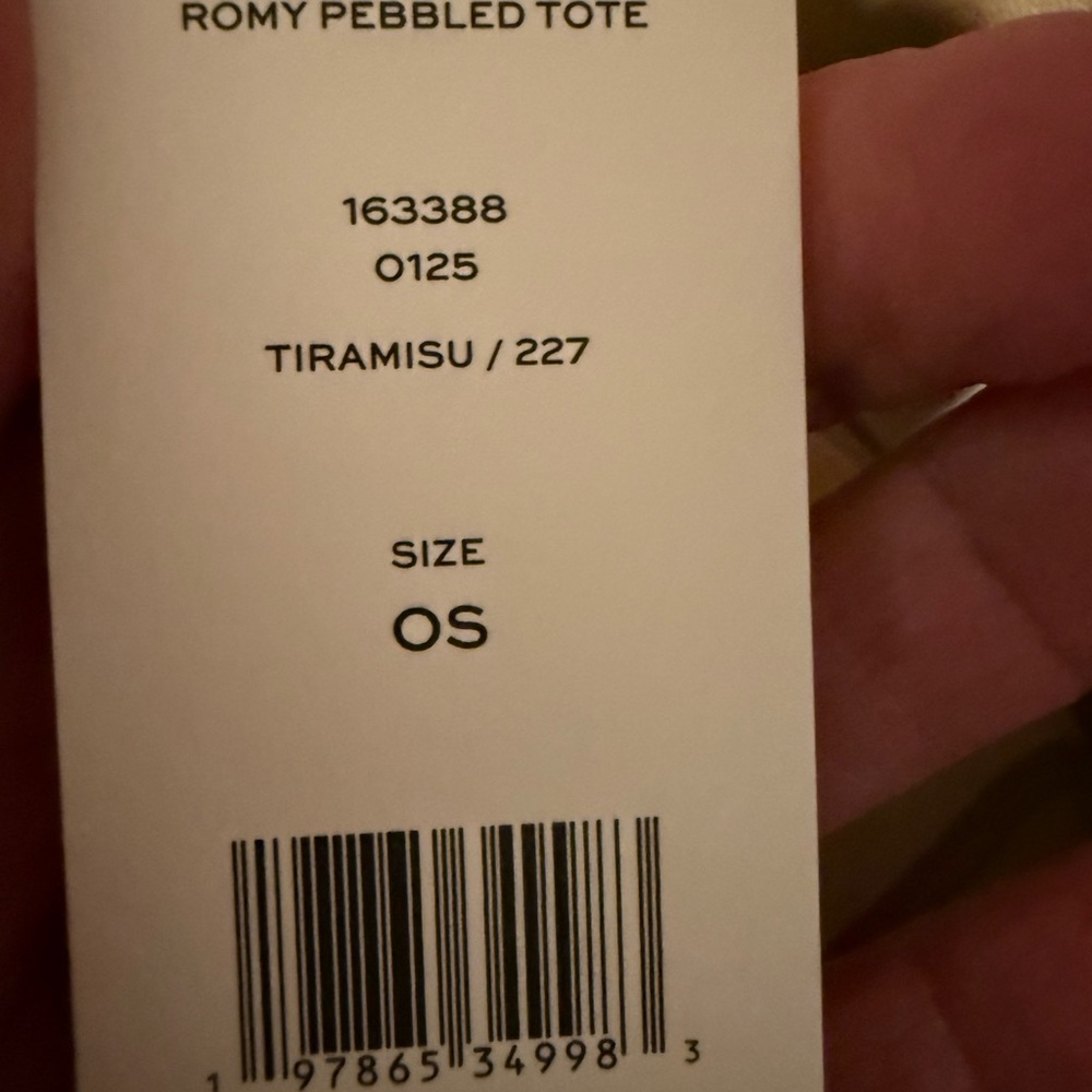 Authentic Tory Burch Romy Pebbled Tote - Picture 11 of 14